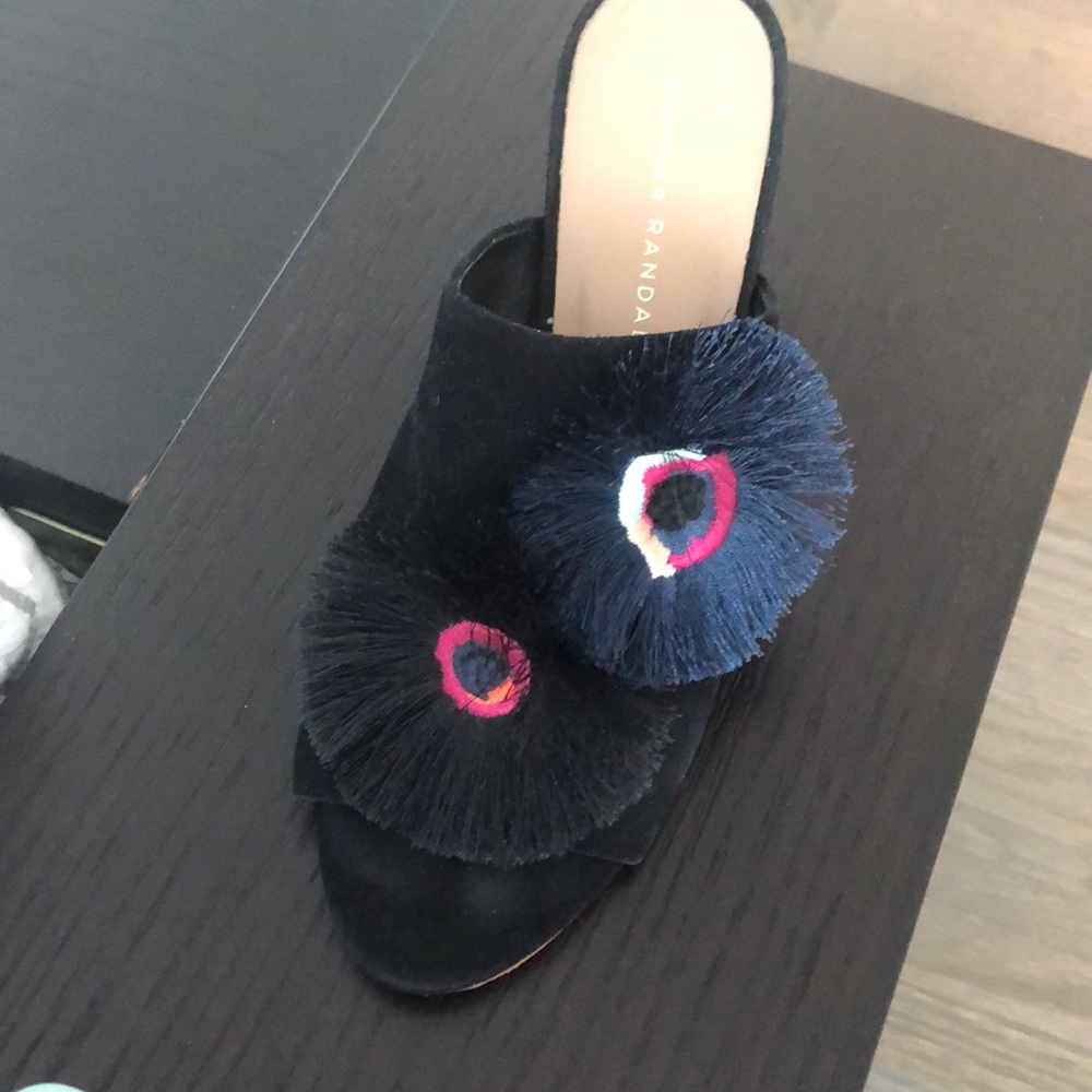 LOEFFLER RANDALL floral heel